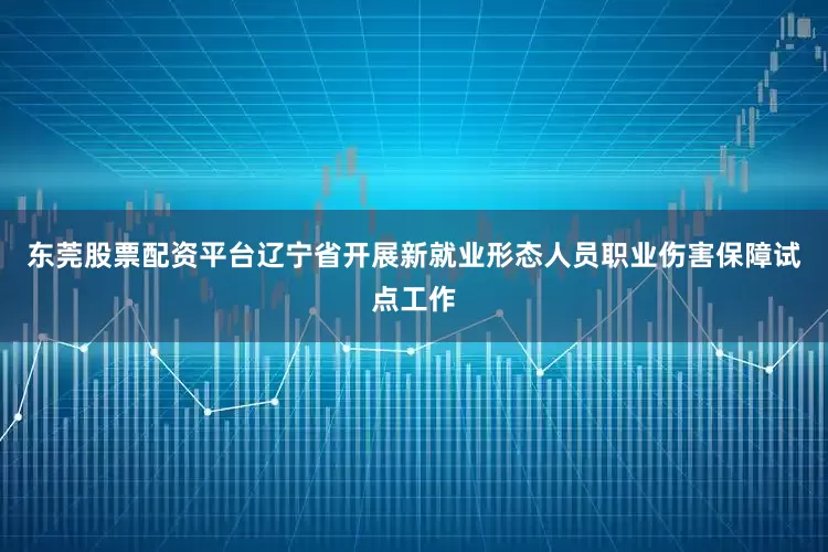 东莞股票配资平台辽宁省开展新就业形态人员职业伤害保障试点工作
