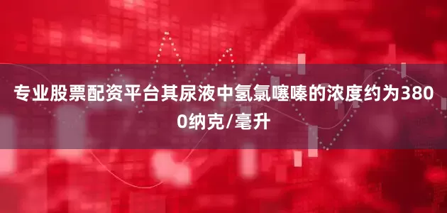 专业股票配资平台其尿液中氢氯噻嗪的浓度约为3800纳克/毫升